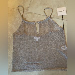 Super down tank ! See threw !  Very pretty ! New with tags